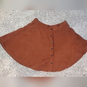 Flare skirt- button up